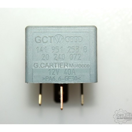 RELÉ 141951253B - 20240072 SKODA FABIA II 5J