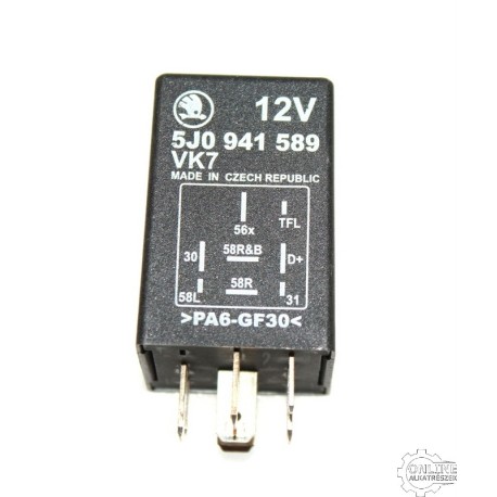 RELÉ 5J0941589 SKODA FABIA II 5J