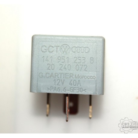 RELÉ 141951253B SKODA FABIA II 5J