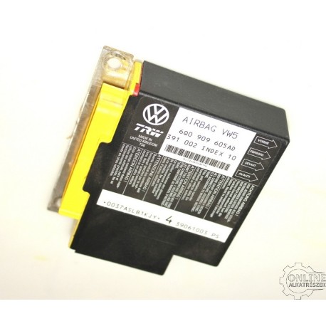 LÉGZSÁK VEZÉRLŐEGYSÉG , LÉGZSÁK INDÍTÓ MODUL 6Q0909605AD SEAT IBIZA III 6L